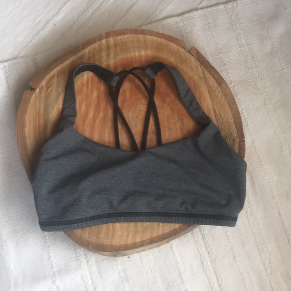 Size 4 Lululemon Gray Bra - Picture 2 of 2